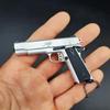 1:3 Alloy 1911 92f Mini Pistol Model Keychain Pendant Detachable Fake Toy Gun For PUBG Weapon Adult Children Christmas Gift