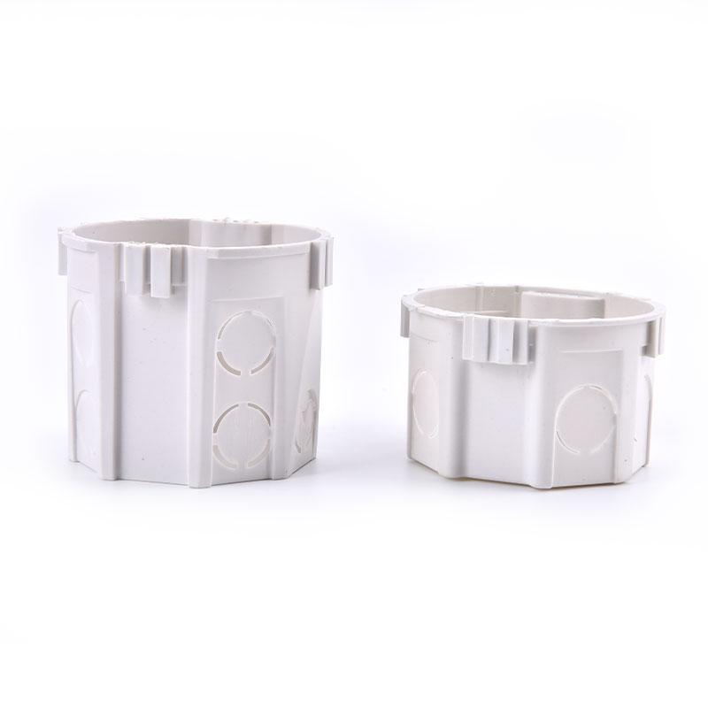 Кассета белой коробки настенной установки внутренняя для переключателя и розетки стандарта ЕС круглая низкопробная проволочная коробка