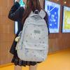 Five-pointed Star Backpack Large Capacity Printed Backpack Student Schoolbag