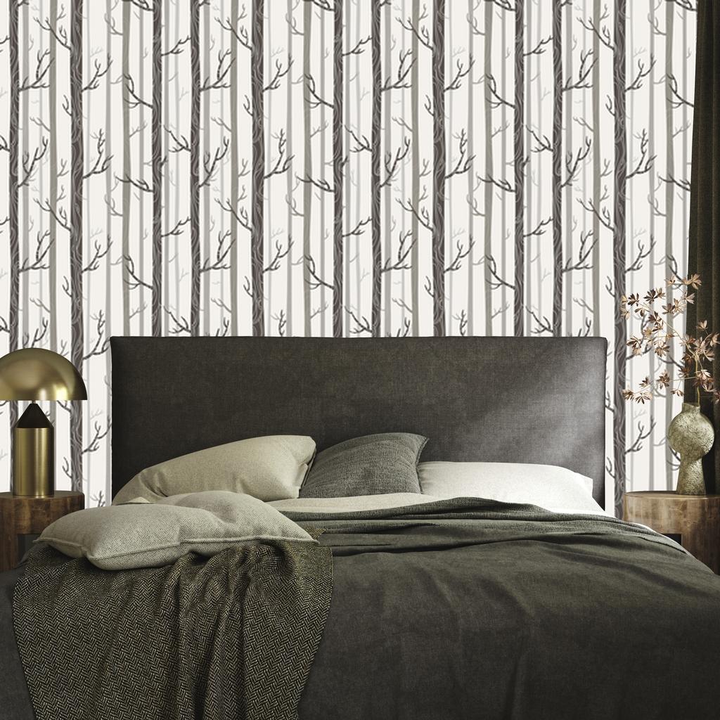 Pastel Trees Wallpaper for Living Room and Bedroom 50x1000