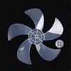 12/14 Inch Universal Plastic Silence Fan Blade 5 Leaves with Nut Cover for Household Standing Pedestal Fan Table Fan Accessories