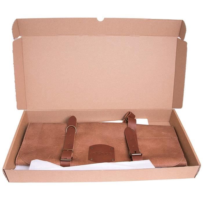 Чехол для ножей - ARCOS - Профессиональный - Кожа - 5 отделений - 470 x 446 мм