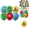 Украшения на день рождения Супер Марио Пати с воздушными шарами и вымпелом