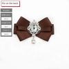 Coffee Color Shirt Unique Accessories Elegant Neck Tie New Charming Pins  For Girls