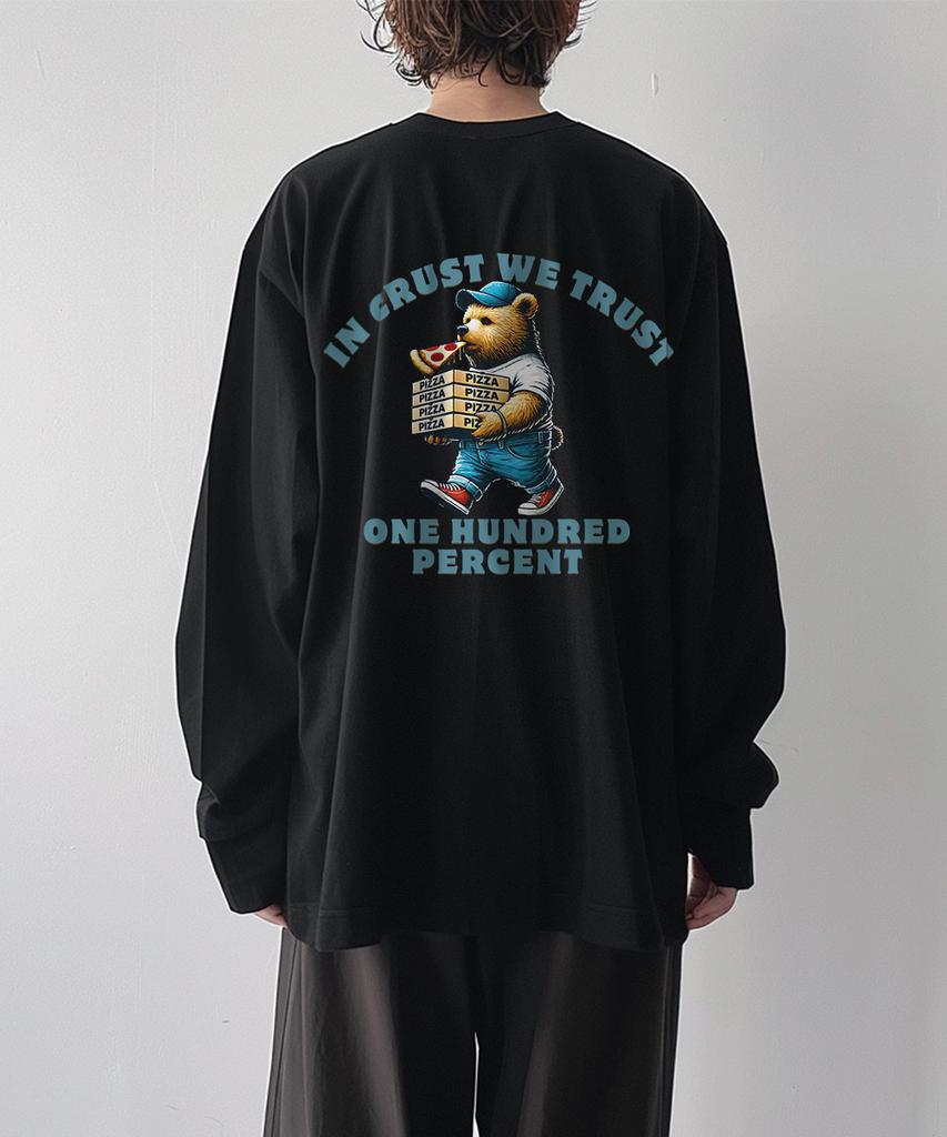 OHP Ohpxgoodd4 B Базовая футболка с длинным рукавом для любителя пиццы