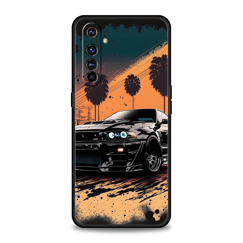 Для Realme 10 9 8 5G 7 6 GT2 Pro Plus 9i 8i C21 C11 C25 C35 спортивный автомобиль JDM Tokyo Drift чехол для телефона Realme GT Neo 2 3 3T