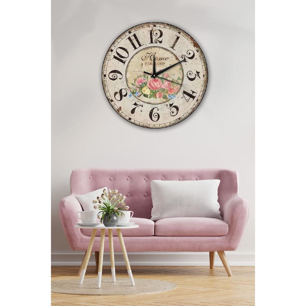Retro Design Wall Clock 35x35cm