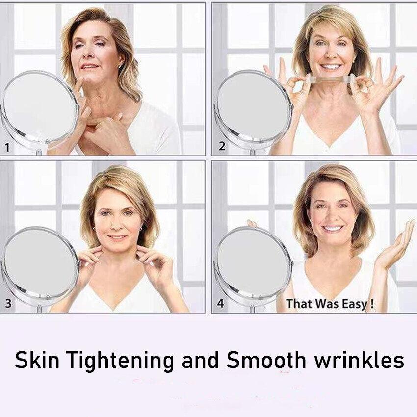 40 шт./компл., невидимые тонкие наклейки для лица, ленты для подтяжки лица, против морщин, V-образная подтяжка лица