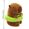 Animal Simulation Capybara Toy With Backpack Stuffed Capybara Doll  Christmas