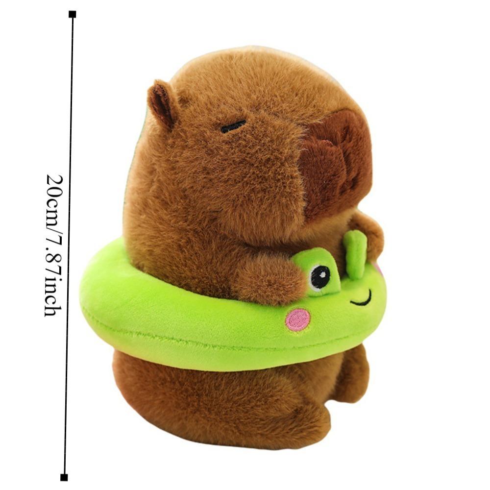 Animal Simulation Capybara Toy With Backpack Stuffed Capybara Doll  Christmas