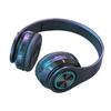 B39 Over-Ear Bluetooth Headphones: Cool Light Effects, Card Slot, Excellent Sound Quality for Male and Female Students