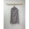 C S In The Room StretCh Stripe bandIng Long Skirt 2Color