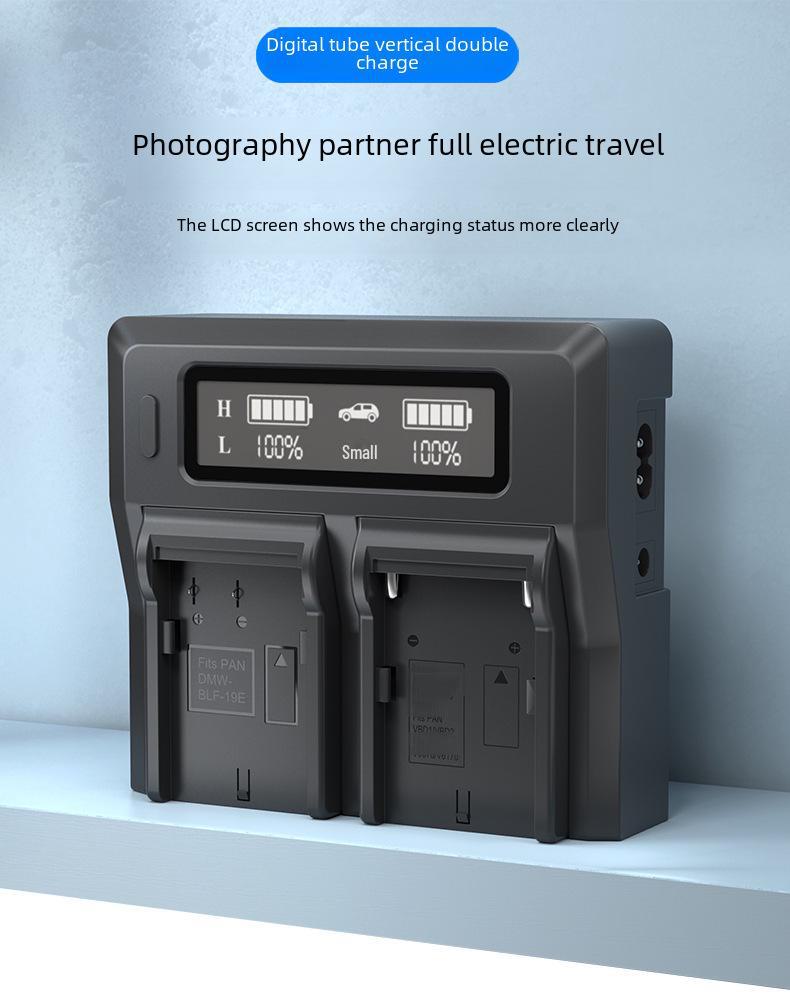 LCD Dual Charger для аккумулятора камеры Sony F550/F970