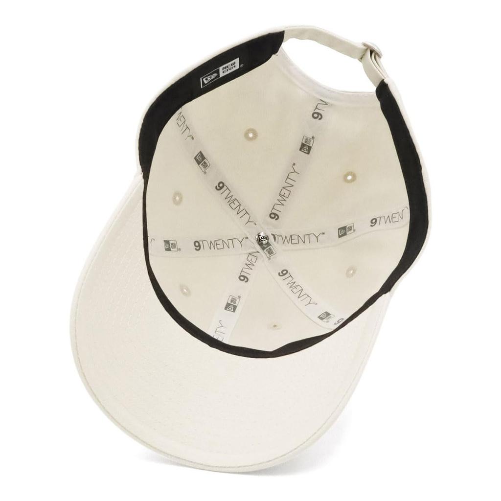 [New Era] 9TWENTY Low Cap Script Logo Ivory ML 920 WASHED MNLOGO IVO WHI 25J