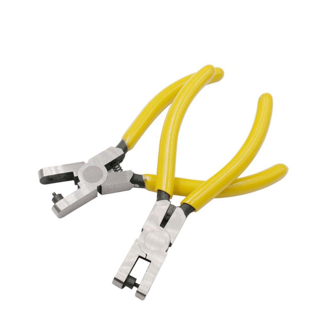 2 PCS Hole Punch Plier Punch Tool Eyelet Puncher Snap Tool Universal Hole Pliers  Belt
