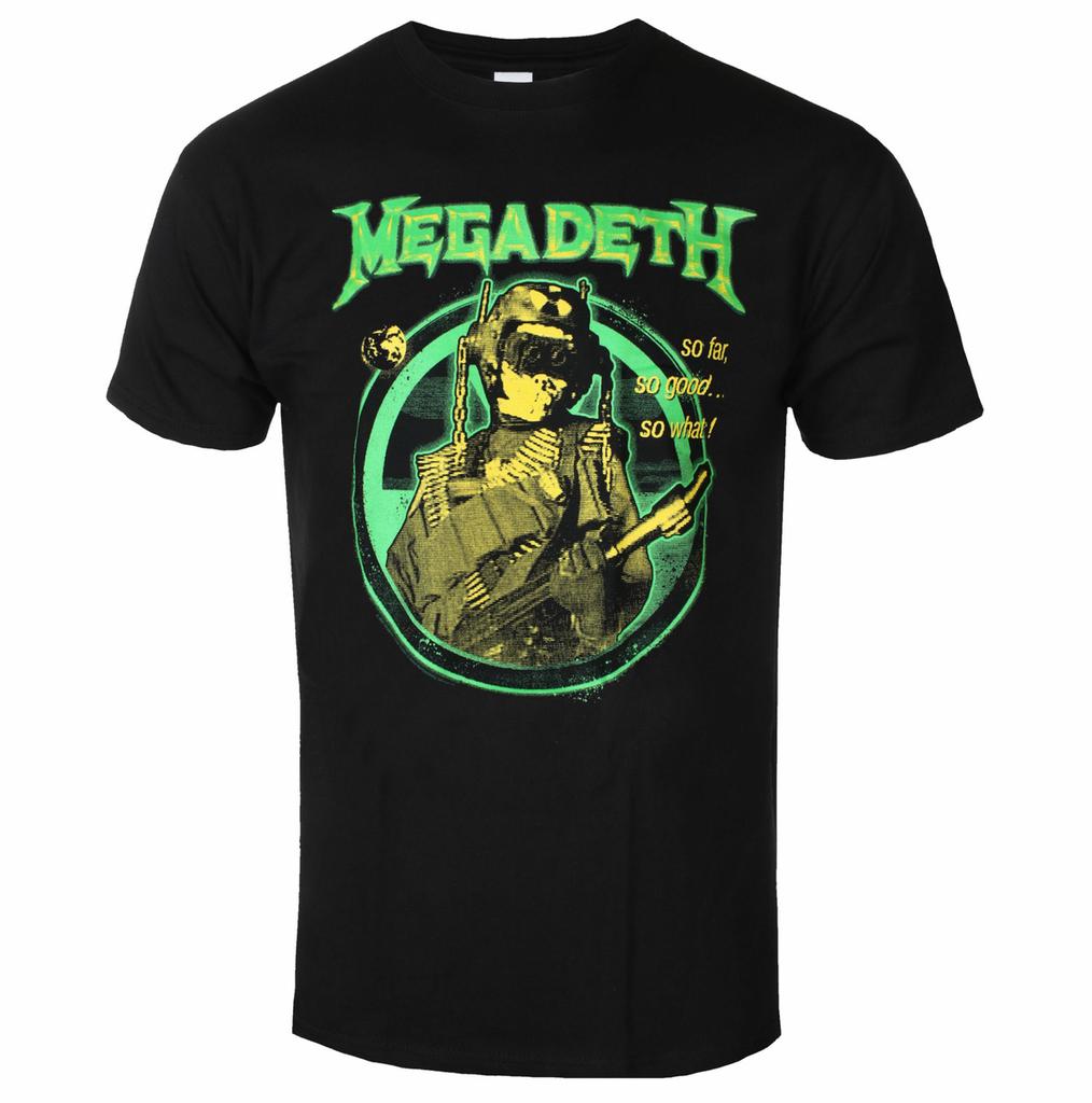 Yk Megadeth Graphic Cotton Tshirt Unisex Summer Short Sleeve Fashion Brand Tee Luxury Casual Vintage Tees