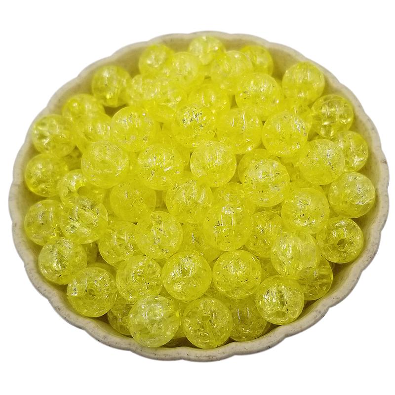 Многоцветные модные потрескивающие свободные бусины DIY фурнитура ювелирные аксессуары ожерелье браслет