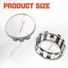 4Pcs Universal Rim Hub Caps Dust-proof Wheel Badge Covers Wheel Center Caps  Auto Accessories