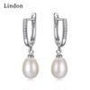 Lindon Женская мода серьги с искусственным жемчугом подарок на свадьбу