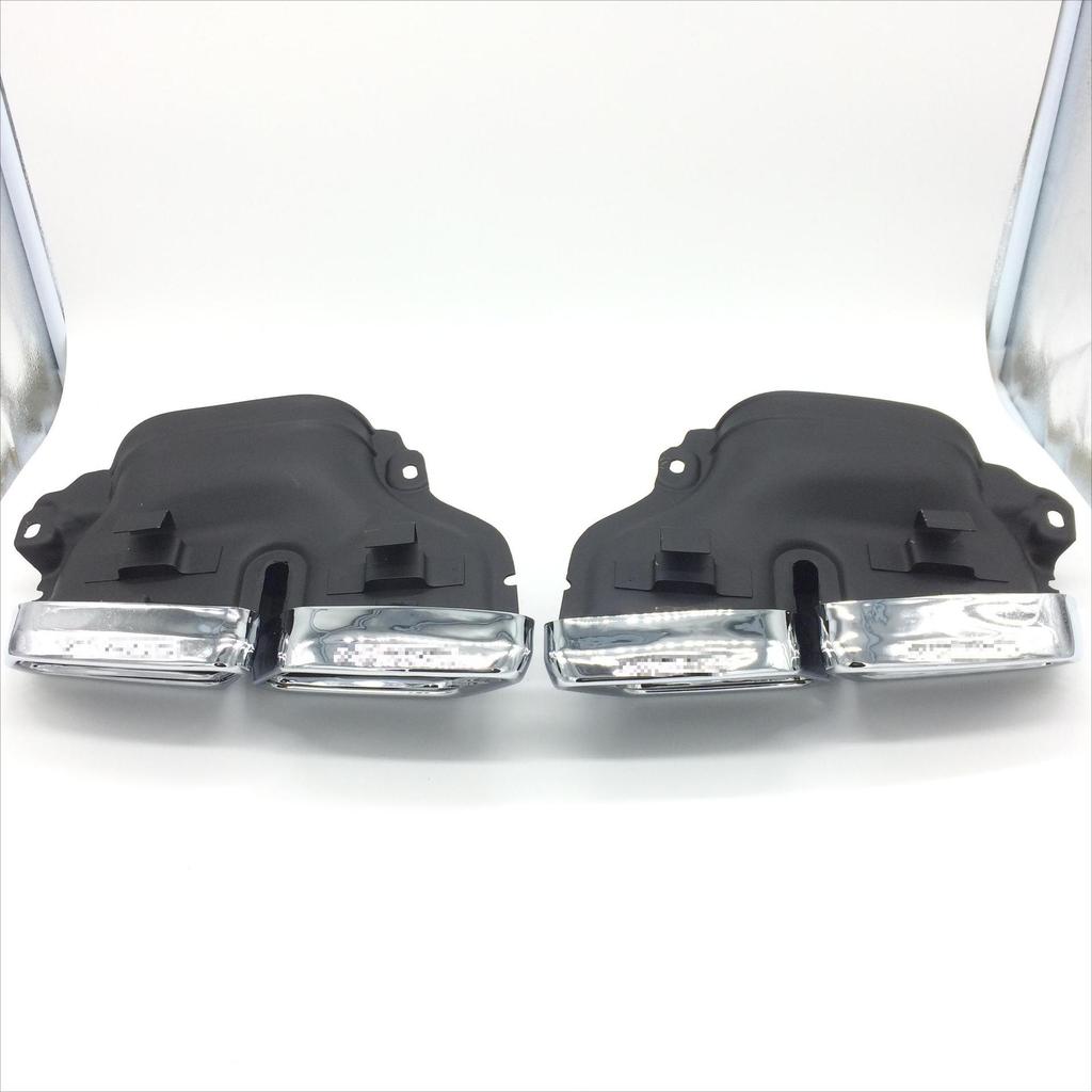 Нержавеющая сталь Квадро Выхлопной Глушитель и Насадки для Mercedes-Benz W212