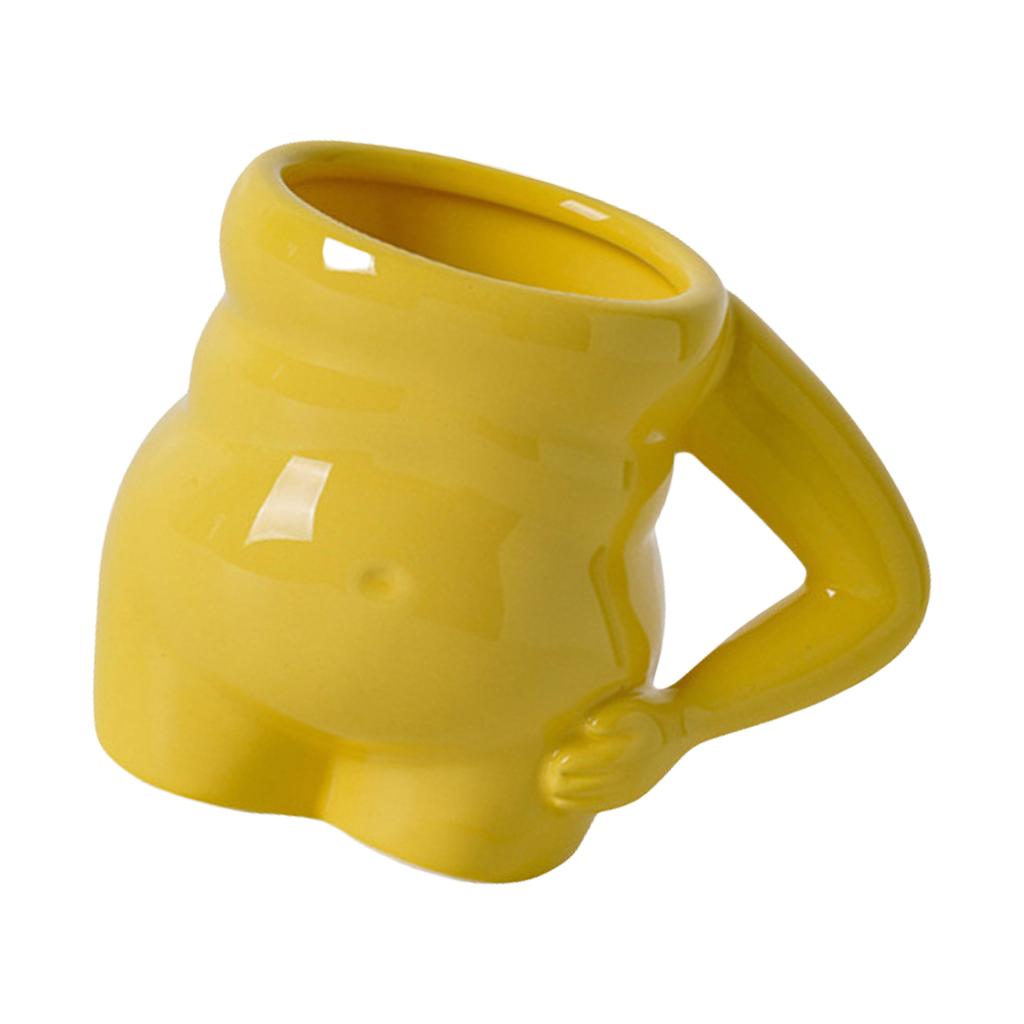 Креативная керамическая кружка для кофе Pinch Belly Designs, кофейные чашки, аксессуары, очаровательная посуда для домашнего офиса, вечеринки