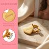 Vintage Heart Ring Pendant Necklace Gold Romantic Heart Necklace Love Inspired Choke  Couple