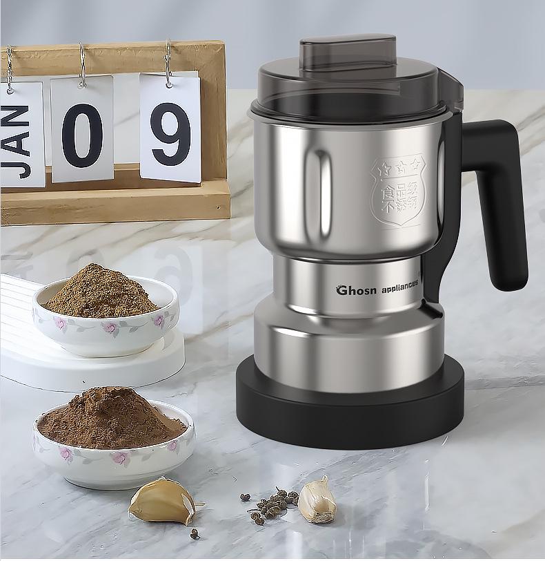 Электрическая мельница из нержавеющей стали 110В/220В: Многофункциональный бытовой измельчитель для порошков