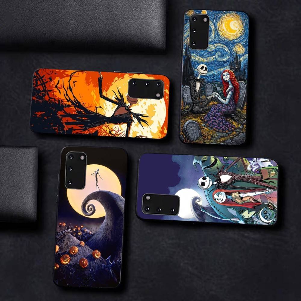 Чехол для телефона на Хэллоуин «Кошмар перед Рождеством» для Samsung S 24 fe 25 Ultra plus 20 lite 21 30 22 23 24 22 Ultra 5G Fundas