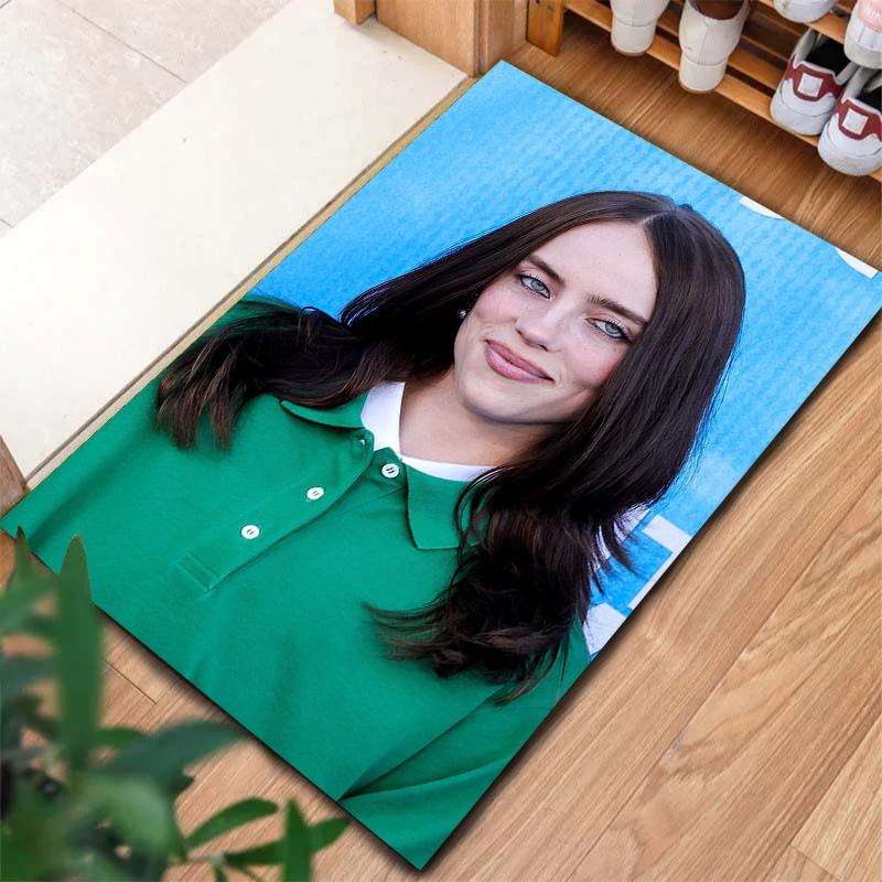 Ковер Billie Eilish для гостиной, спальни, дома, декора дивана, детский игровой нескользящий коврик