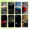 Чехол для телефона C-CorvetteS C8 C6 для Samsung S 25,24,23,22,30,21,10,9,Ultra,Plus,Lite,FE,4,5G Черный Мягкий Чехол