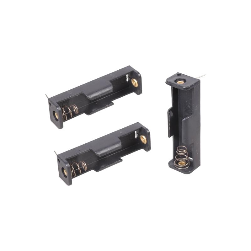 Compact 2A Battery Holder With Solderable Contacts Lightweight Design For Flashlights Portable Electronics