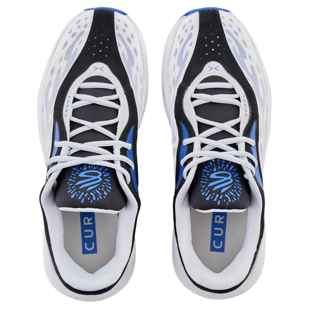 Under Armour Curry Splash 25 Удобная посадка Прочные Дышащие Сцепление Баскетбольные кроссовки Унисекс кроссовки Белый Синий 3028460-003
