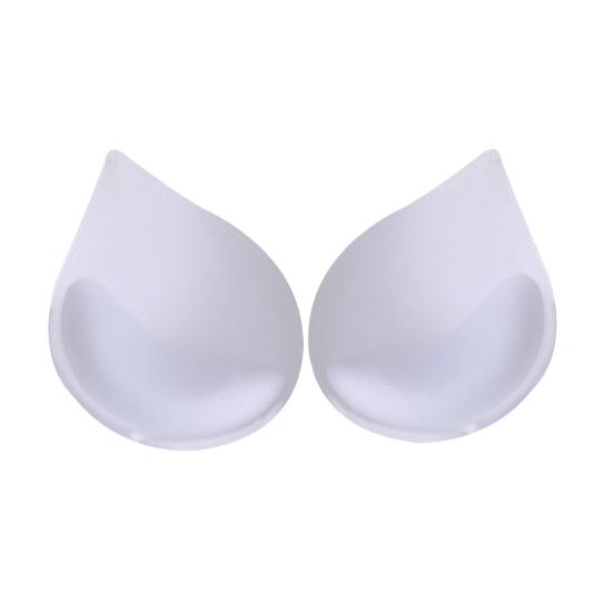 Women's Bra Pad Inserts Removable Tear Drop Shape Bra Cup Inserts Push Up Breast Enhancer for Swimsuits Yoga Sports Bras