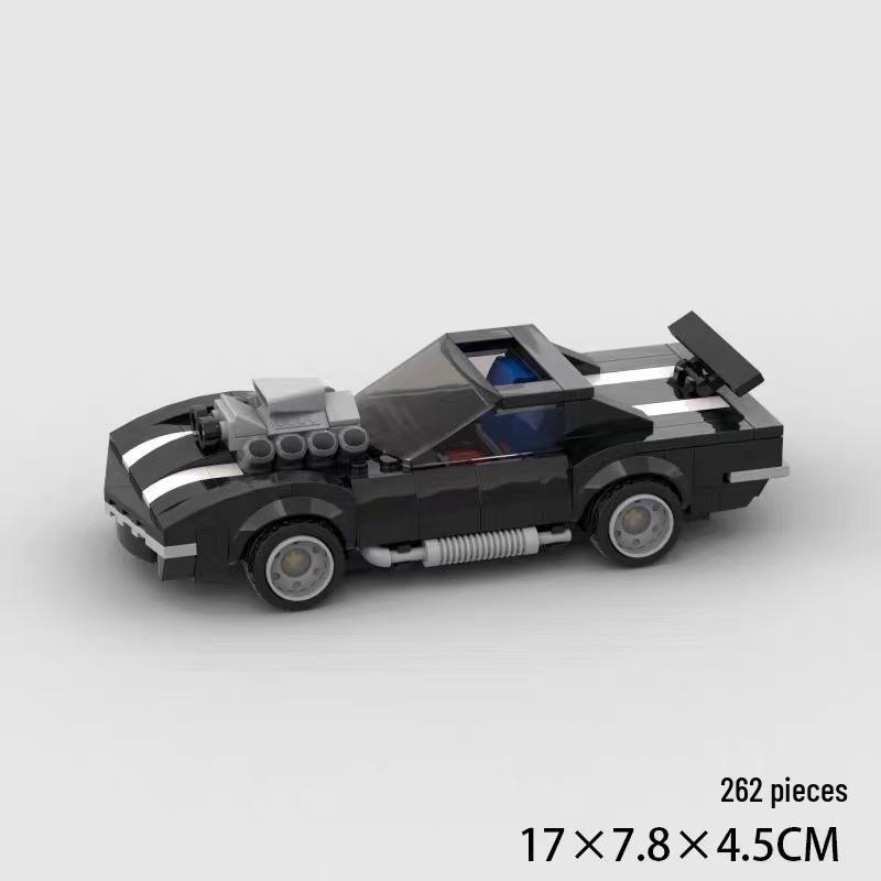 Конструктор MOC Supercar Racing Corvette - Совместим с LEGO, Образовательная игрушка DIY для детей