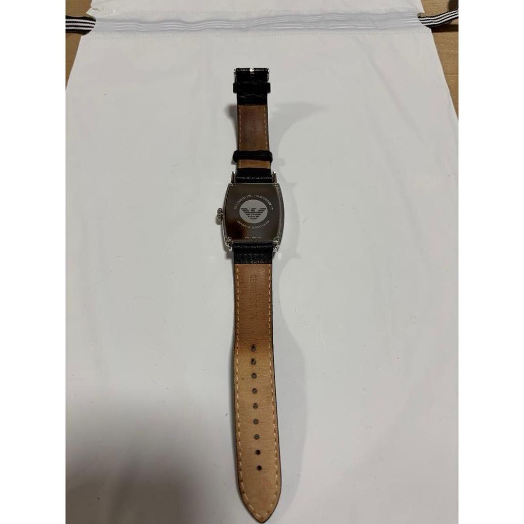 Б/у часы Emporio Armani кожаный ремешок [батарея не менялась]