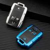 Чехол для ключей из ТПУ с 4 кнопками, автоаксессуары для Chevrolet Suburban Saboban GMC Sierra Canyon Colorado Silverado, держатель для брелока в виде ракушки