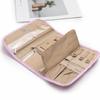 Portable Travel Jewelry Storage Bag Soft Jewelry Display Case Foldable Jewelry Organizer  Earrings