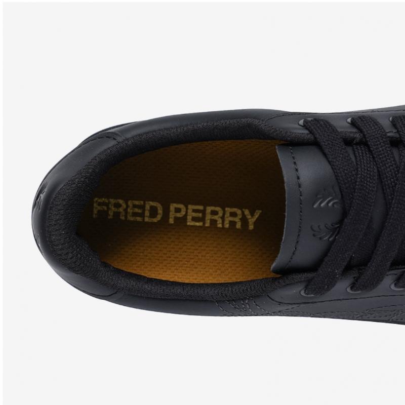 Fred Perry Мужские Кроссовки S B721 Кожаные Вышитые Большемерки