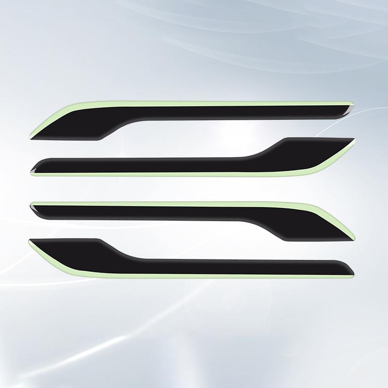 4 шт. защитная пленка для дверной ручки Tesla Model Y 3 из АБС-материала с карбоновым покрытием, цветная крышка дверной ручки, модель Y 3, аксессуары