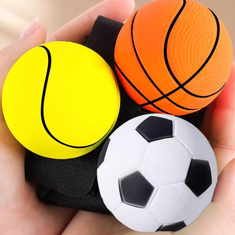 Мяч для возврата запястья эластичный резиновый мяч для упражнений на запястье укрепление рук на открытом воздухе в помещении надувной мяч браслет детские игрушки