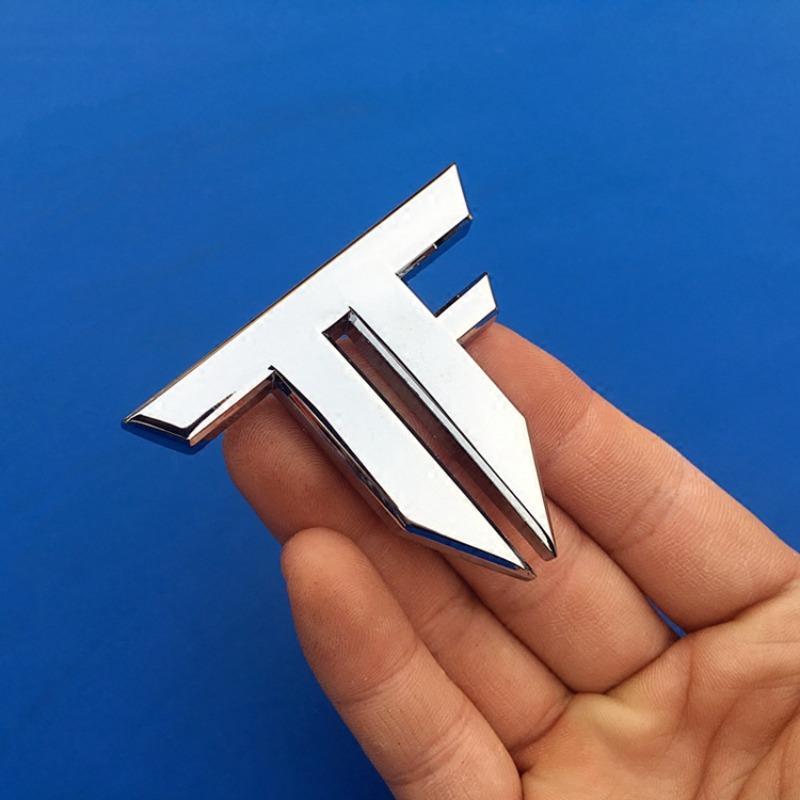 Car solid metal decorative sticker 3D modified three-dimensional car logo car sticker tail sticker fender side sticker alloy metal sticker