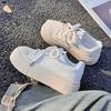 Little White Shoes Summer and Autumn New Campus Wear-resistant Niche Design Shell Head Thick-soled Muffin Sports Versatile Casual Shoes