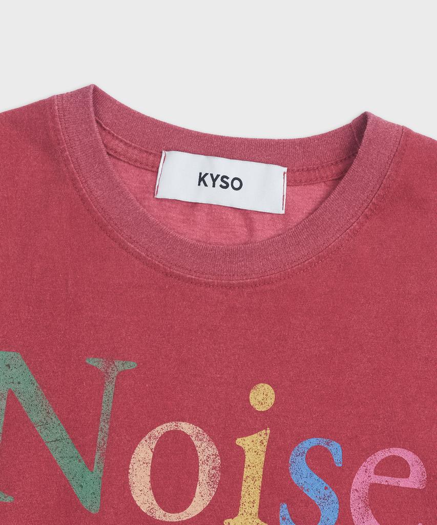 Кайсо (W.) Футболка Noise Винтажная Красная