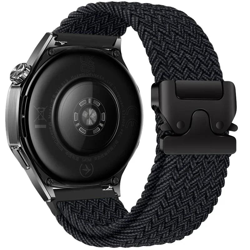 Плетеный браслет Solo Loop Для Huawei Watch GT5/4/3Pro 46 мм 4/3 Pro Huawei Ultimate Band Для Amazfit Balance GTR 4/3/2 47 мм