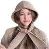 Утепленный Теплый Корейский Инс Капюшон Шарф Ветрозащитная Защита Ушей Шапка Балаклава Осень и Зима