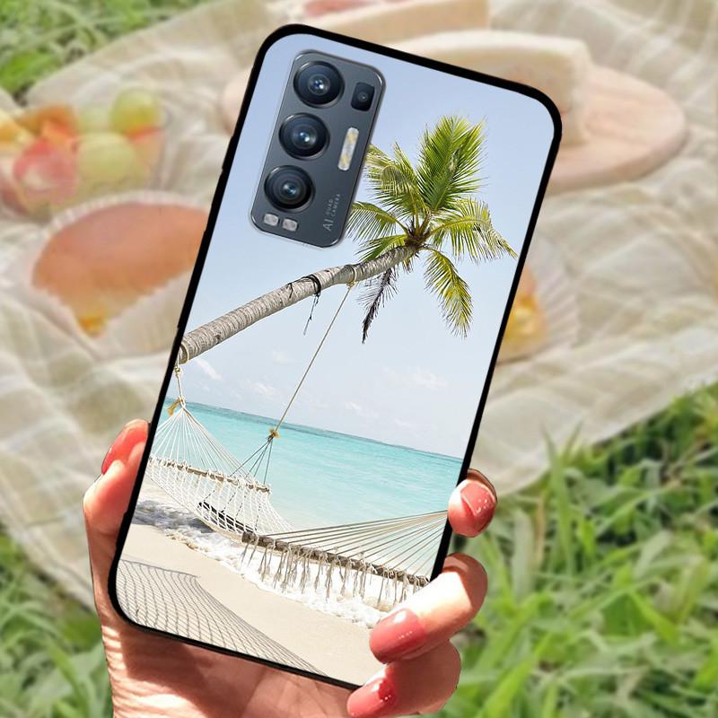 Для OPPO Find X3 Neo Чехол Силиконовый Мягкий Мраморный Черный Бампер Funda Coque для Oppo Find X3 Lite Защитный Capa FindX3 Neo