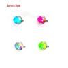 G23 Titanium Aurora Jelly Opal Stud for Ear, Lip, Tongue, and Cartilage Piercings