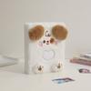 Teolshop Happy Animal 6-hole Poca Binder + 30 Sheets of Inner Paper Fur Winter Soft A5 Poca Album Inner Sheet Photo Album Diary