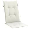 Vidaxl Poduszki Na Krzesła Z Wysokim Oparciem, 2 Szt., Kremowy Melanż