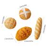 Реалистичные мини-реплики хлеба для кукольных домиков, кухонные аксессуары, выкладка в пекарне, миниатюрные сцены